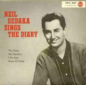Album cover art for "The Diary" by Neil Sedaka