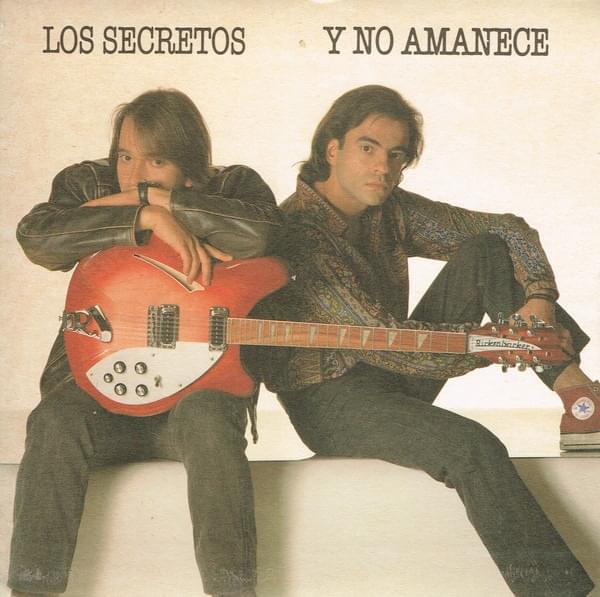 Album cover art for "Y No Amanece" by Los Secretos