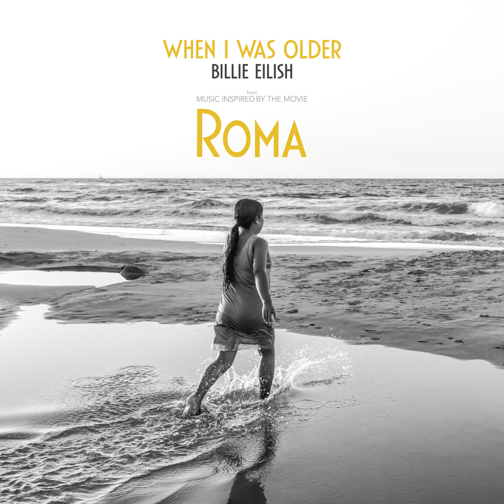 Album cover art for "WHEN I WAS OLDER" by Billie Eilish
