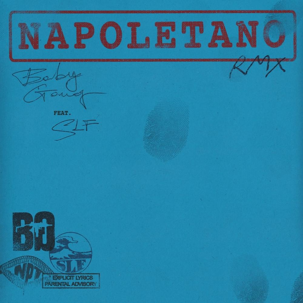 Album cover art for "Napoletano RMX" by Baby Gang & SLF