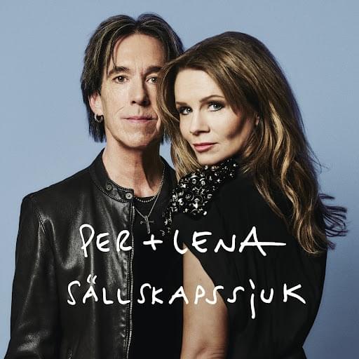 Album cover art for "Sällskapssjuk" by Per Gessle & Lena Philipsson