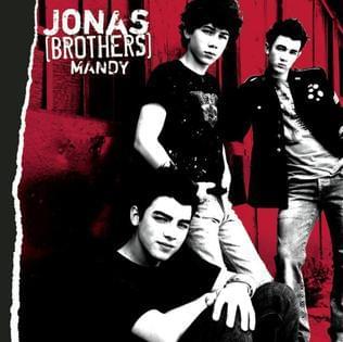 Album cover art for "Mandy" by Jonas Brothers