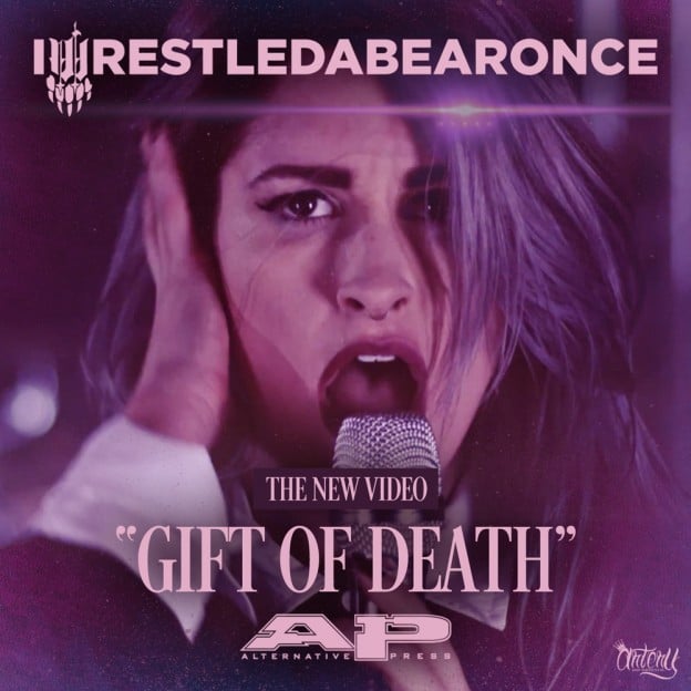 Album cover art for "Gift of Death" by iwrestledabearonce