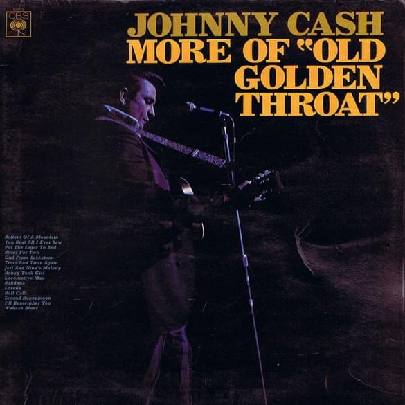 Album cover art for "Lorena" by Johnny Cash