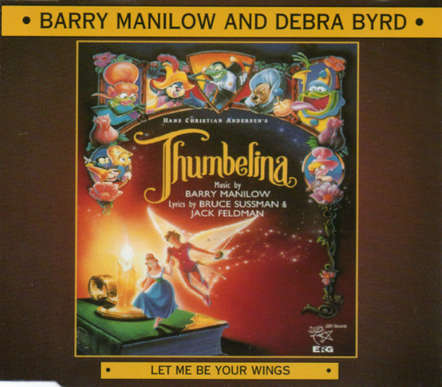 Album cover art for "Let Me Be Your Wings (End Title Duet)" by Barry Manilow