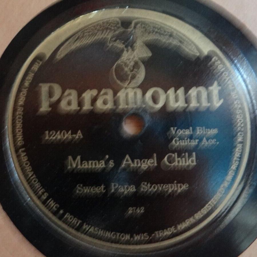 Album cover art for "Mama’s Angel Child" by Sweet Papa Stovepipe
