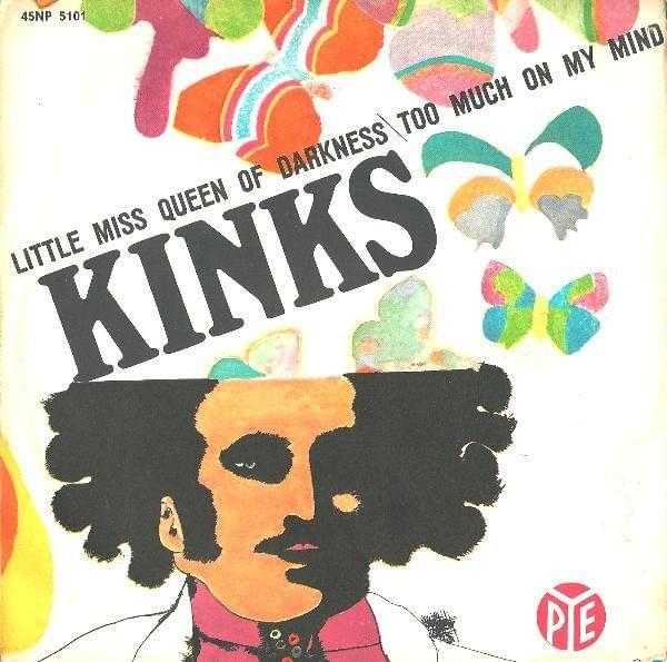 Album cover art for "Too Much on My Mind" by The Kinks
