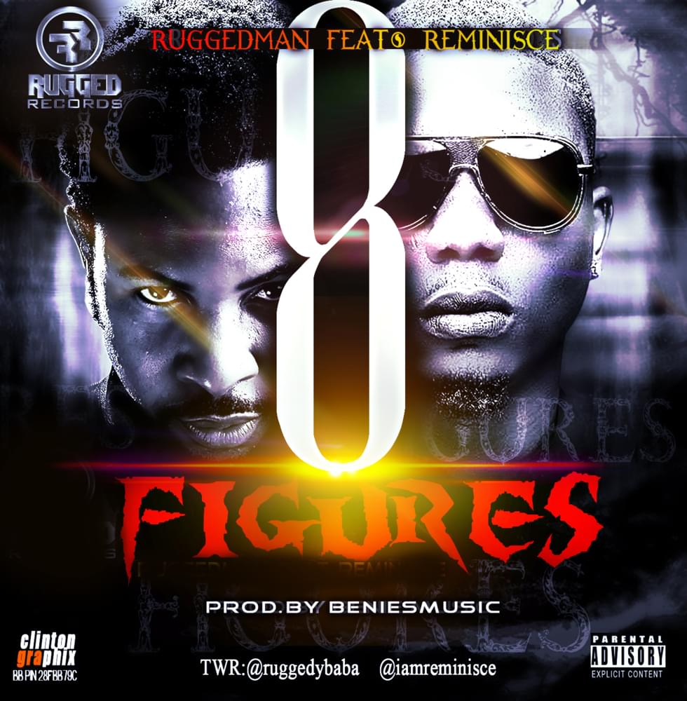 Album cover art for "8 Figures" by Ruggedman & Reminisce