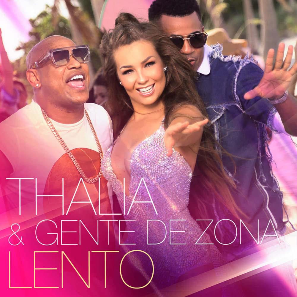 Album cover art for "Lento" by Thalía