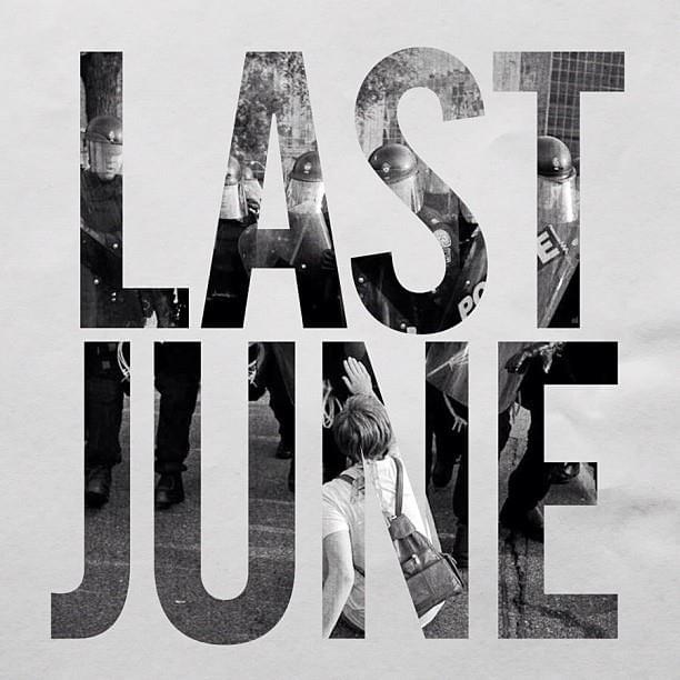 Album cover art for "Last June" by Gallows
