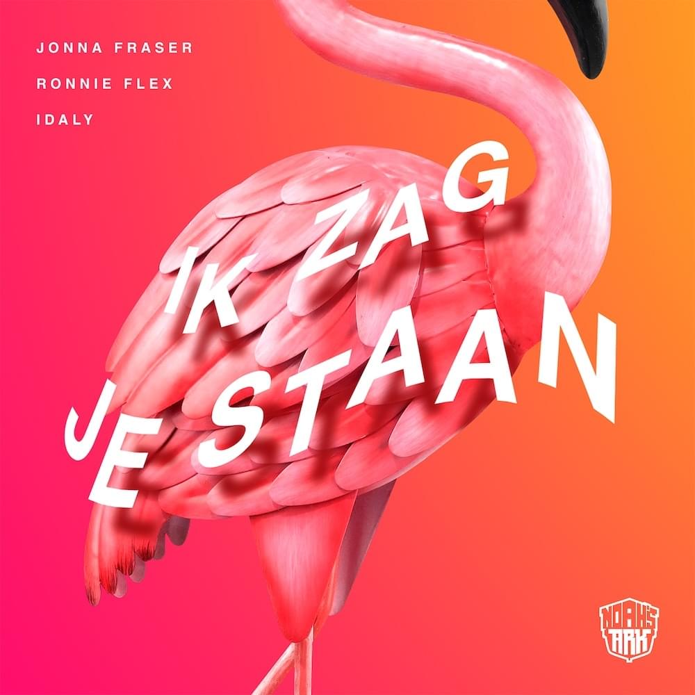 Album cover art for "Ik Zag Je Staan" by Jonna Fraser & Idaly & Ronnie Flex