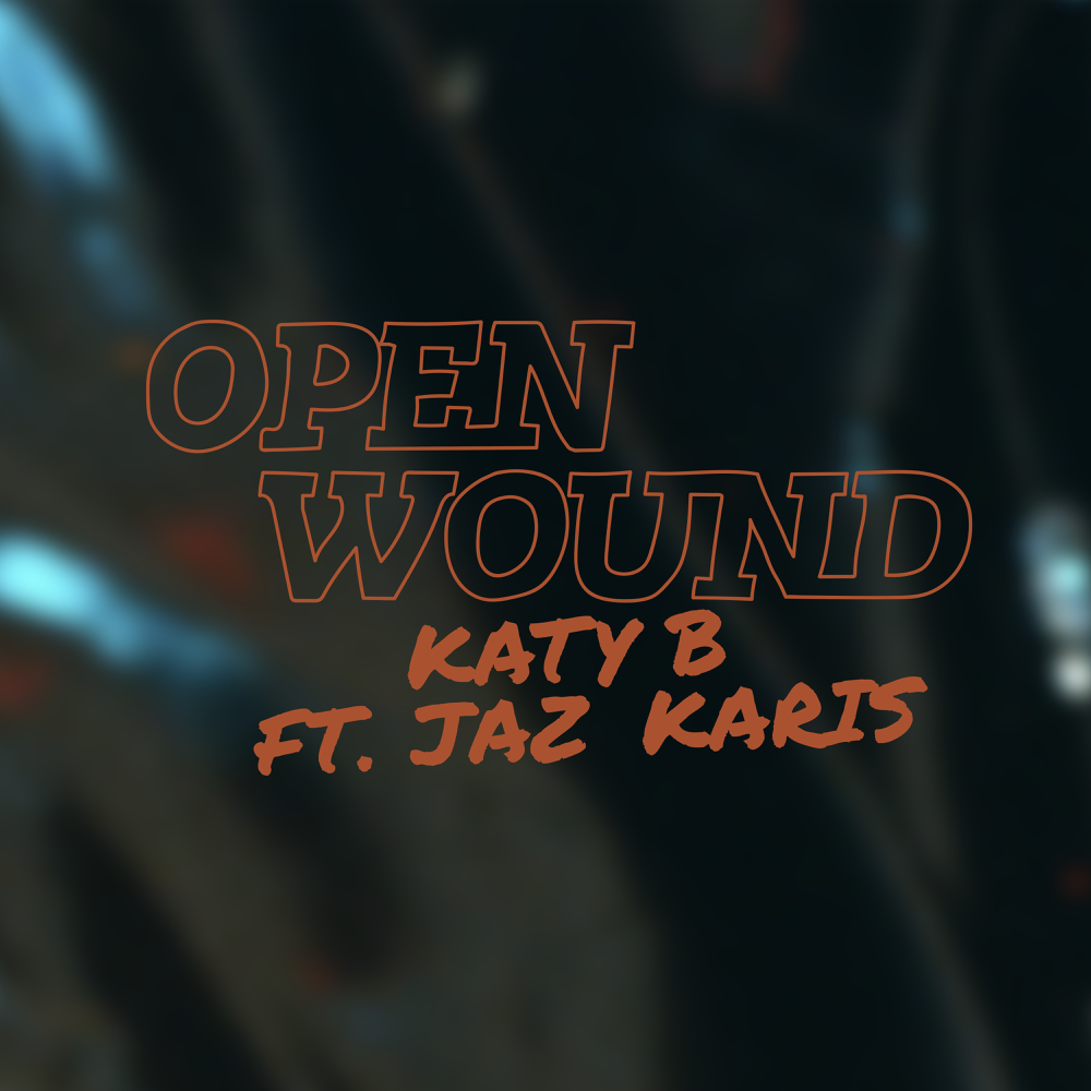 Album cover art for "Open Wound" by Katy B & Jaz Karis