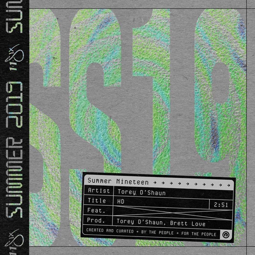 Album cover art for "HD" by Torey D’Shaun