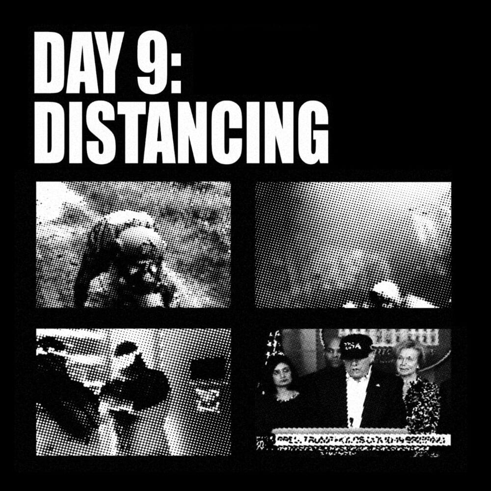 Album cover art for "Day 9: Distancing" by Juelz