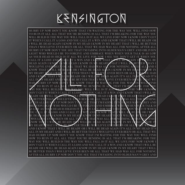 Album cover art for "All For Nothing" by Kensington