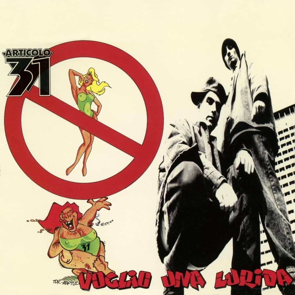 Album cover art for "Voglio una lurida" by Articolo 31