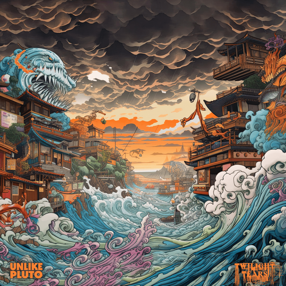 Album cover art for "Twilight Tears" by Unlike Pluto