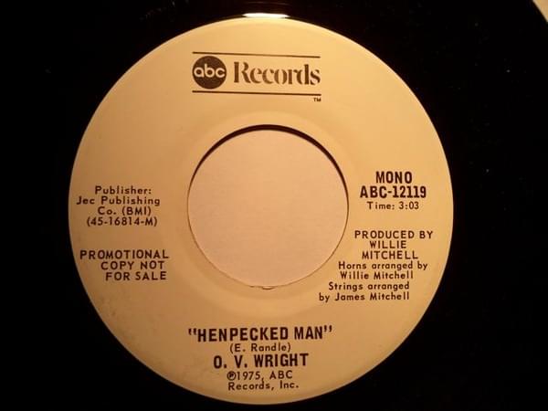 Album cover art for "Henpecked Man" by O.V. Wright