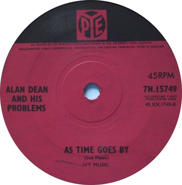 Album cover art for "As Time Goes By" by Alan Dean and His Problems