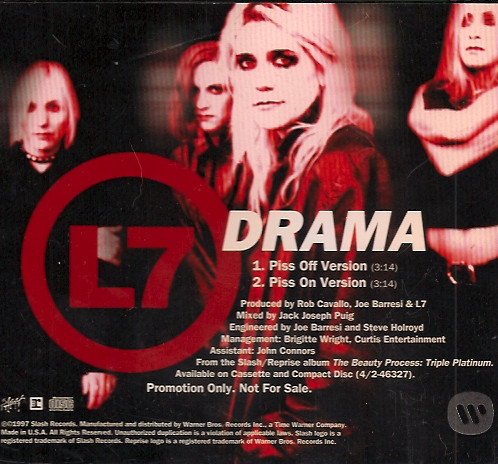 Album cover art for "Drama" by L7