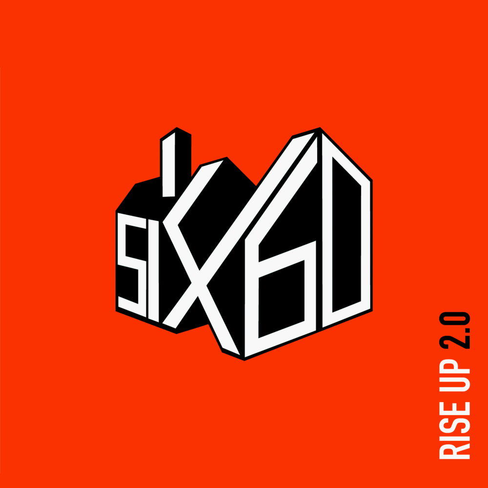 Album cover art for "Rise Up 2.0" by SIX60