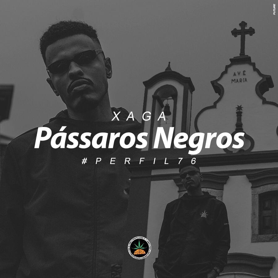 Album cover art for "Pássaros Negros" by Xaga