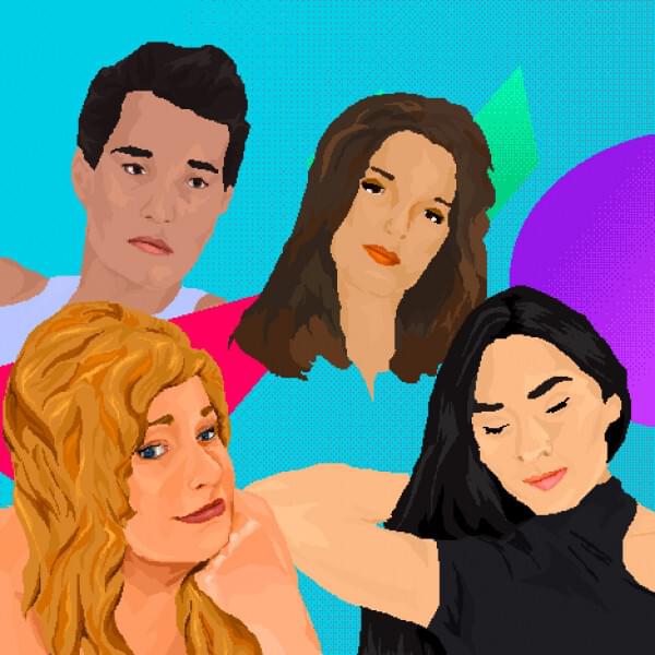 Album cover art for "Try Not To Be Afraid" by DJ Sabrina The Teenage DJ & Anyelisax & Luke Markinson & Delilah Brao