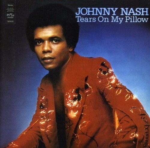 Album cover art for "Tears On My Pillow" by Johnny Nash
