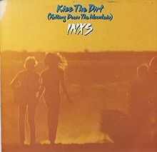 Album cover art for "Kiss the Dirt (Falling Down the Mountain)" by Rockstar Games
