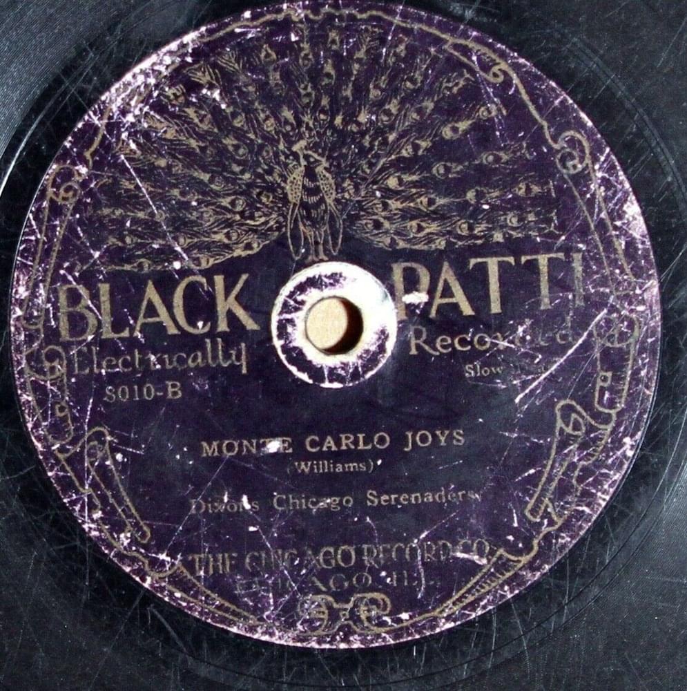 Album cover art for "Monte Carlo Joys" by Dixon’s Chicago Serenaders