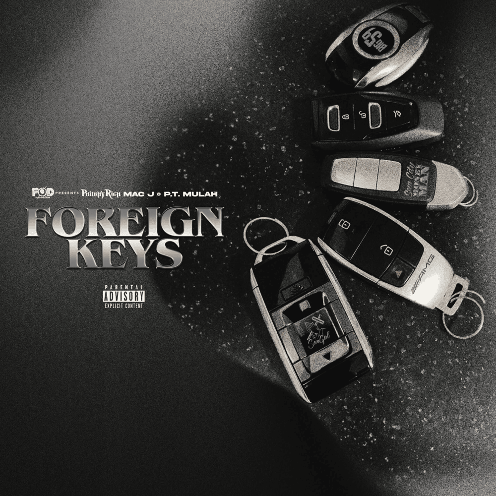 Album cover art for "FOREIGN KEYS" by Philthy Rich