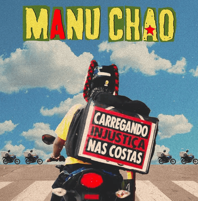 Album cover art for "São Paulo Motoboy" by Manu Chao