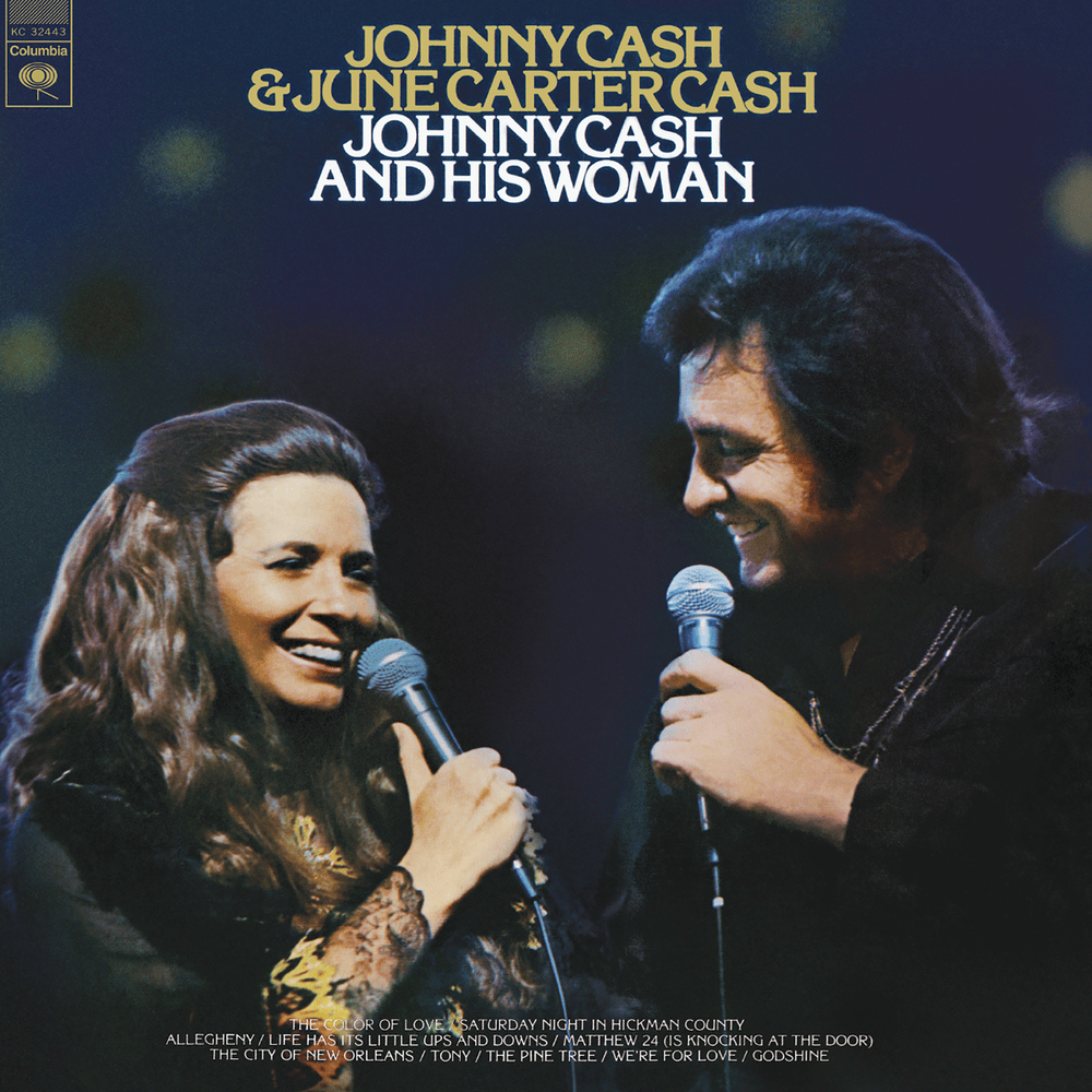 Album cover art for "The City Of New Orleans" by Johnny Cash
