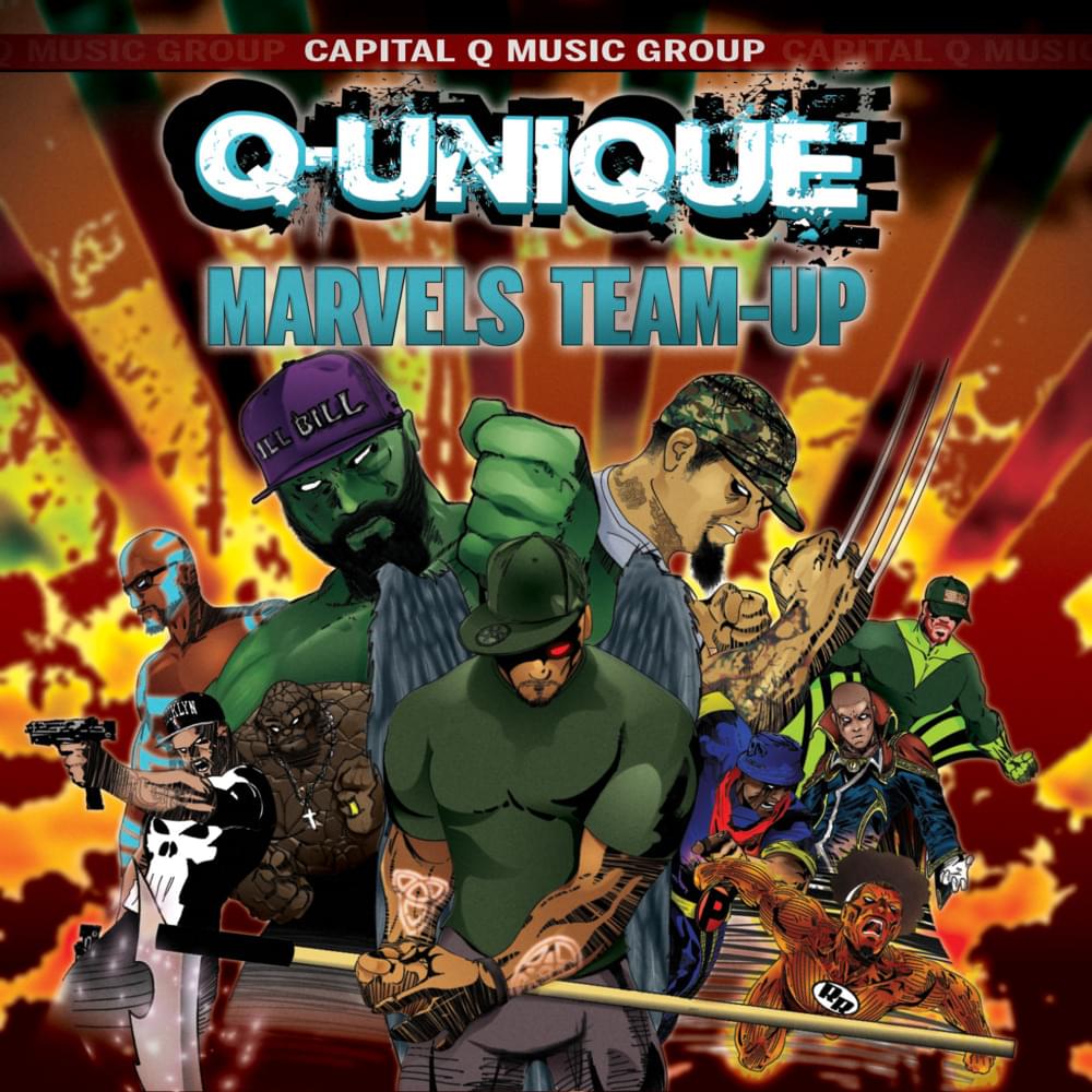 Album cover art for "Everybody Down!" by Q-Unique