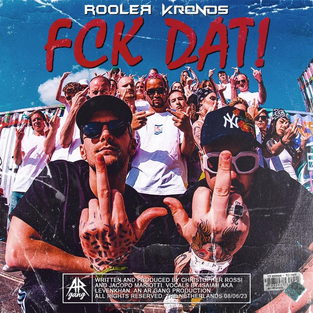 Album cover art for "Fck Dat!" by Rooler