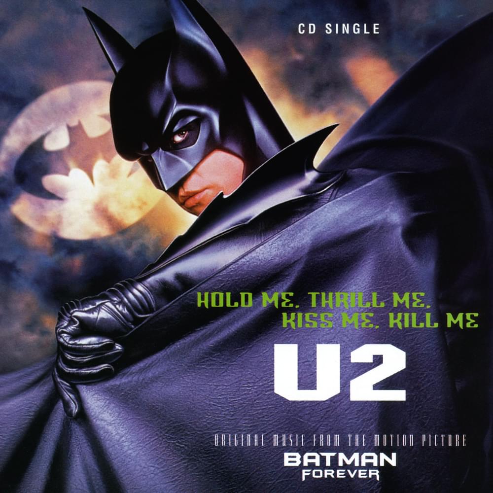 Album cover art for "Hold Me, Thrill Me, Kiss Me, Kill Me" by U2