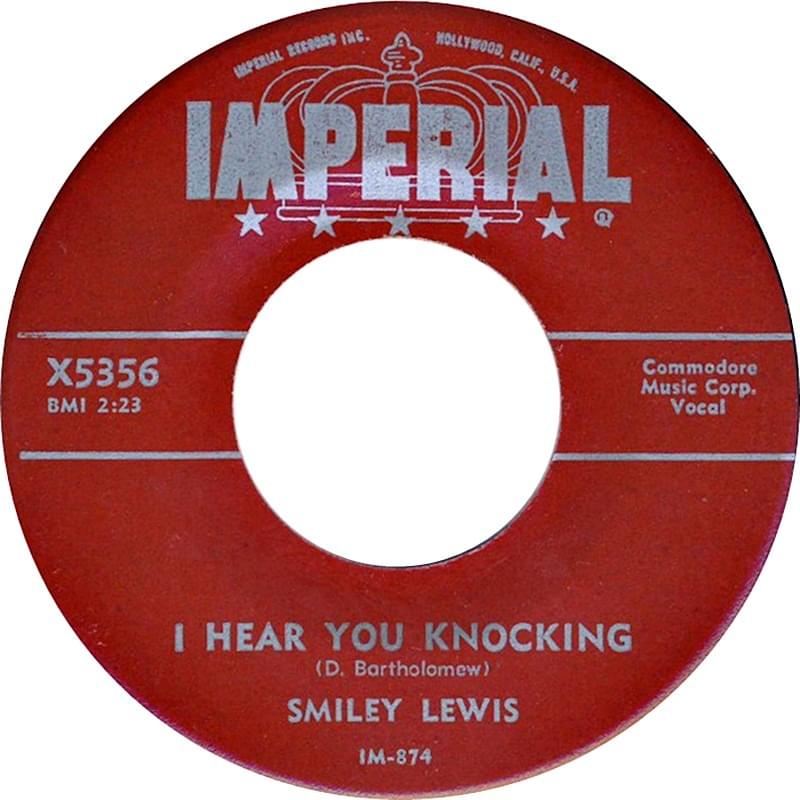 Album cover art for "I Hear You Knocking" by Smiley Lewis