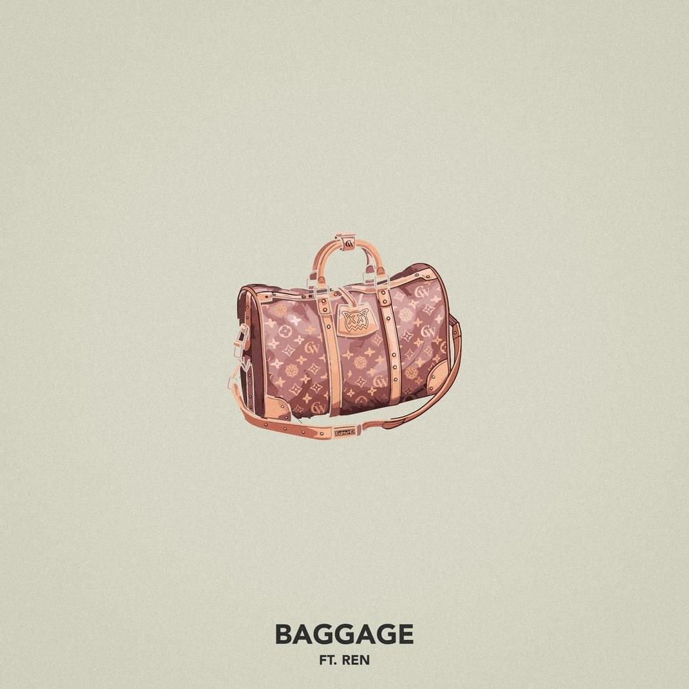 Album cover art for "Baggage" by Chris Webby & Ren