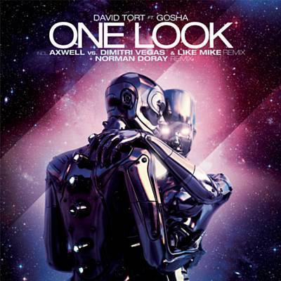 Album cover art for "One Look (Axwell vs. Dimitri Vegas & Like Mike Remix)" by Axtone Records & Gosha (RUS)