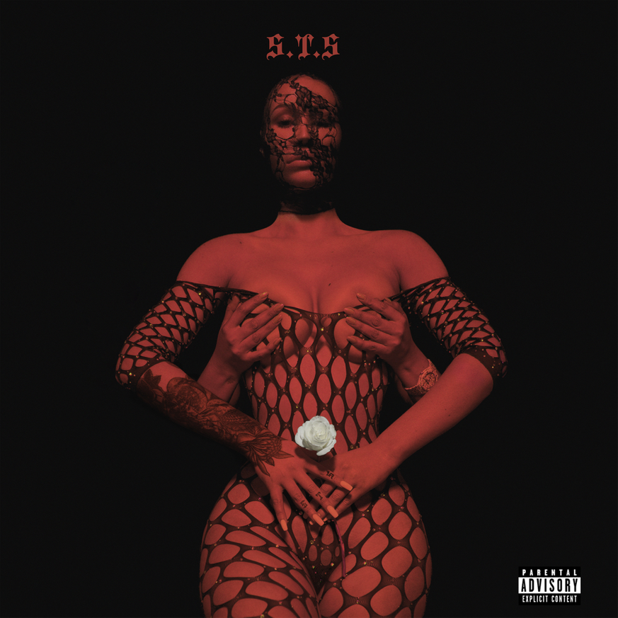 Album cover art for "OMG" by Iggy Azalea & Wiz Khalifa