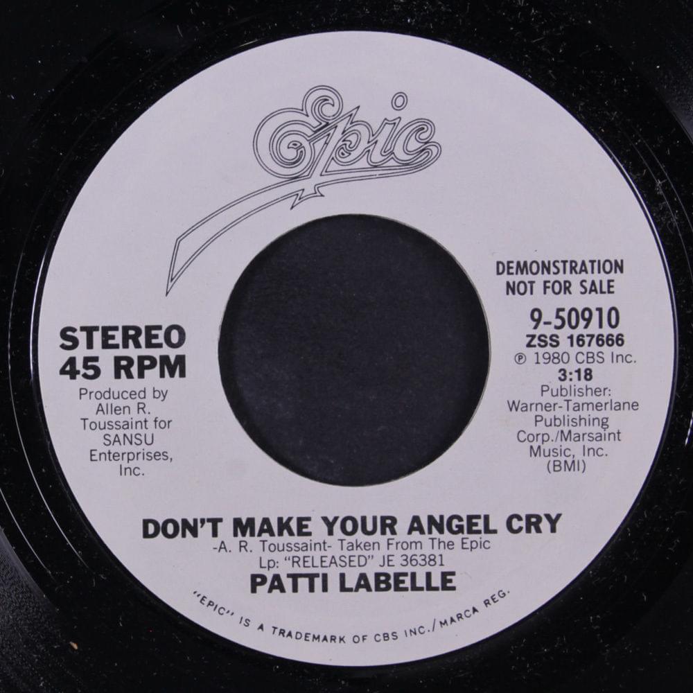 Album cover art for "Don't Make Your Angel Cry" by Patti LaBelle