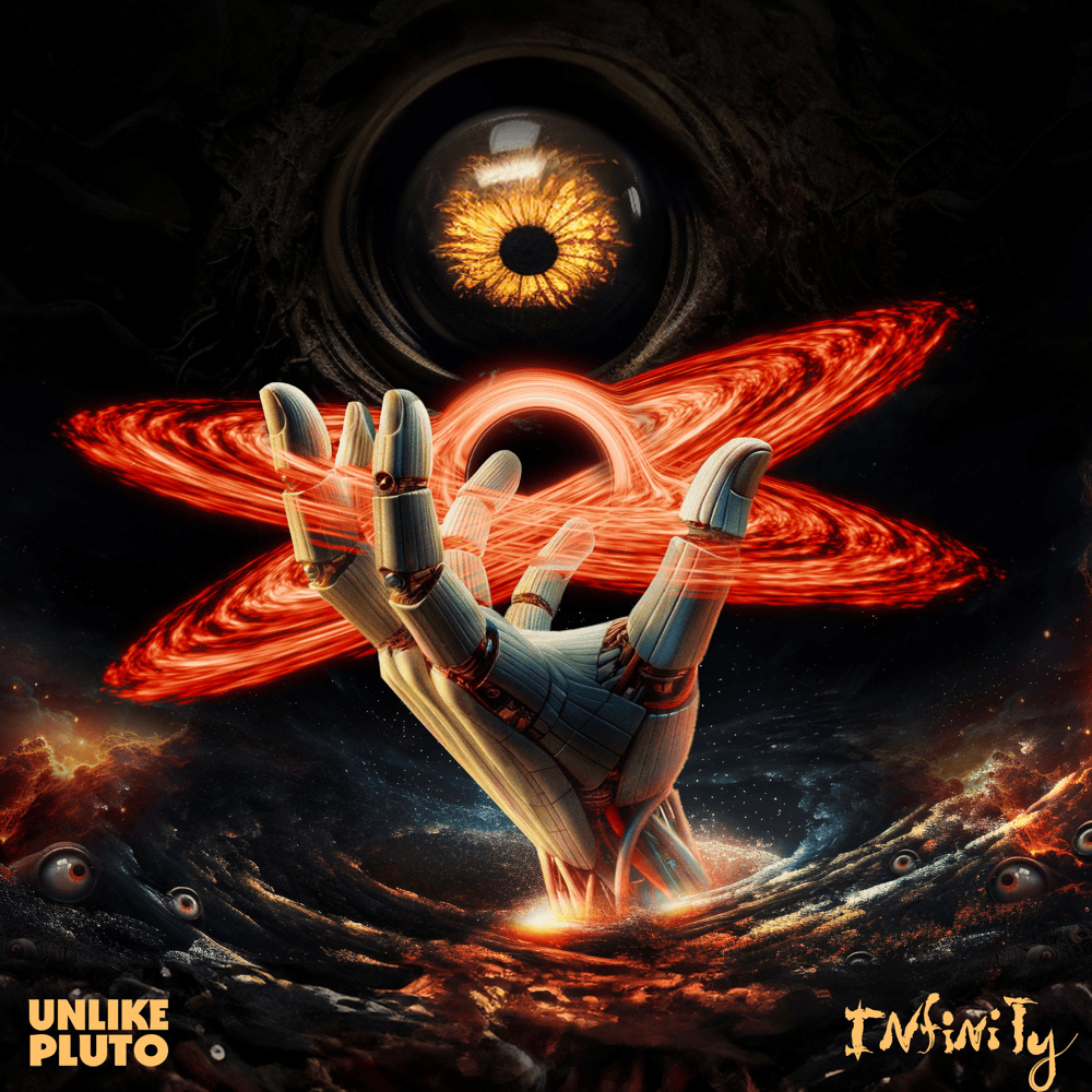 Album cover art for "Infinity" by Unlike Pluto