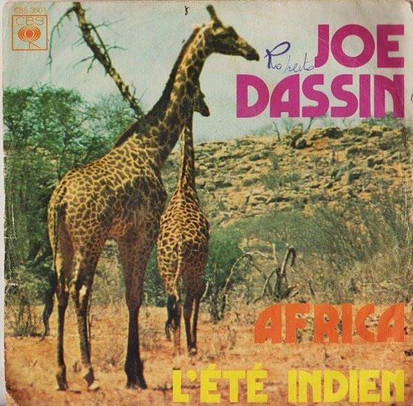 Album cover art for "Africa (L’estate di San Martino) (L’été indien) (Italian Version)" by Joe Dassin