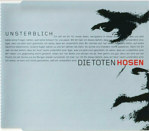 Album cover art for "Unsterblich" by Die Toten Hosen
