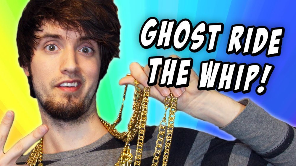 Album cover art for "Ghost Ride the Whip (Version 2)" by PeanutButterGamer