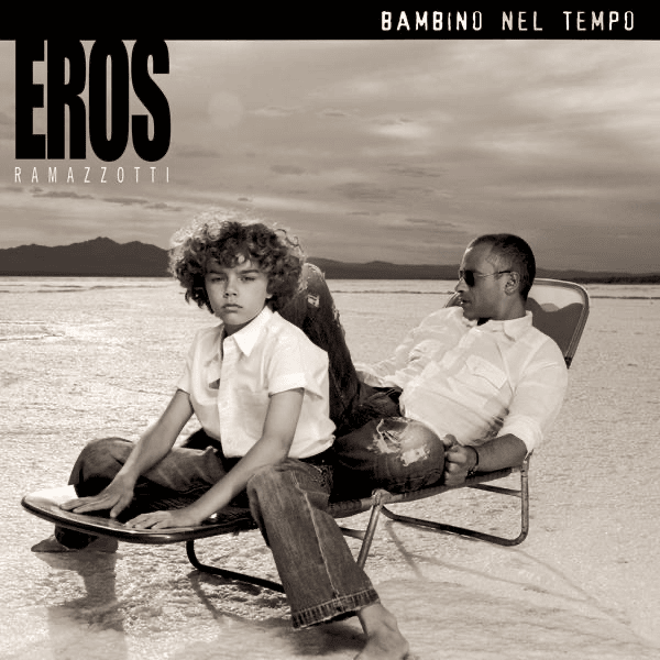 Album cover art for "Bambino nel tempo" by Eros Ramazzotti