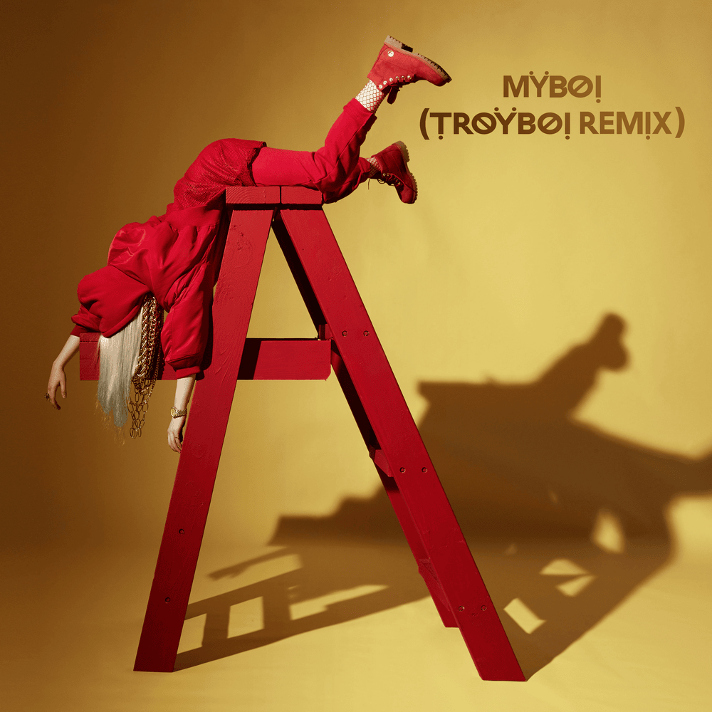 Album cover art for "MyBoi (TroyBoi Remix)" by Billie Eilish