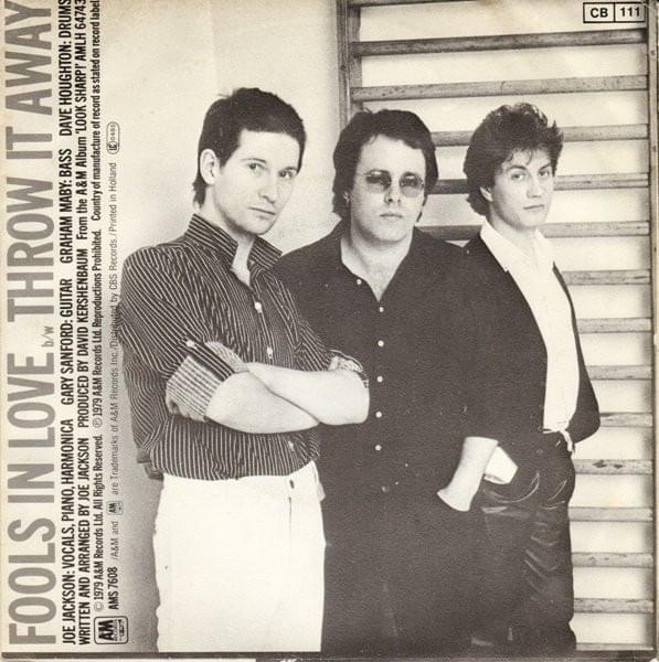 Album cover art for "Throw It Away" by Joe Jackson