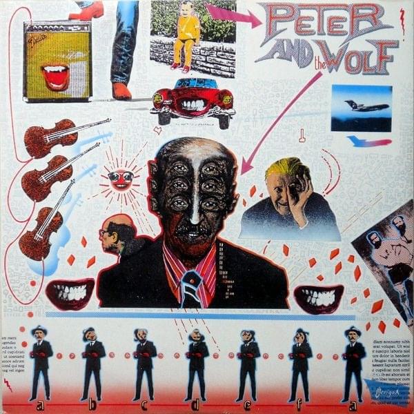 Album cover art for "Peter and the Wolf" by Finzy Kontini