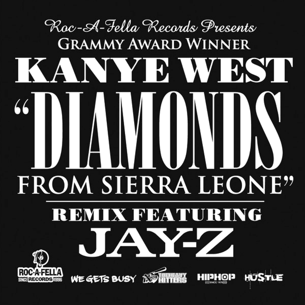 Album cover art for "Diamonds From Sierra Leone (Remix)" by Kanye West & JAY-Z